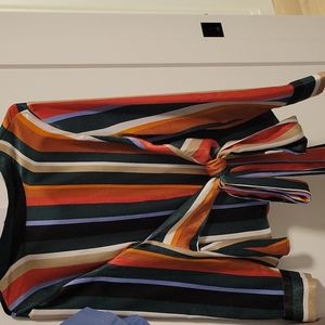 Zara multicolour striped blouse